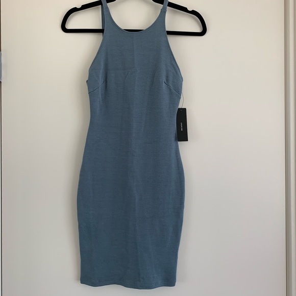 Lulus Dresses & Skirts - Lulus slate blue body on dress, XS. NWT.